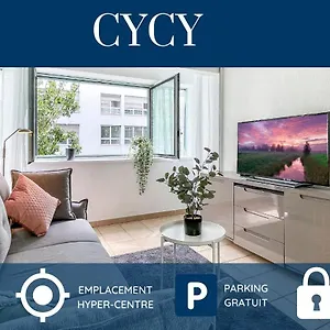 Homey Cycy - New / Free Parking / Hyper-centre / Proche Genève Annemasse